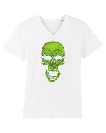 Green Skull White