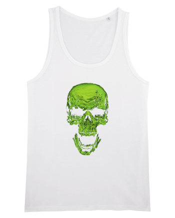 Green Skull White