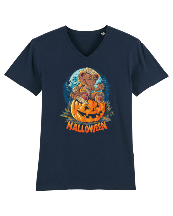 Halloween Bear French Navy