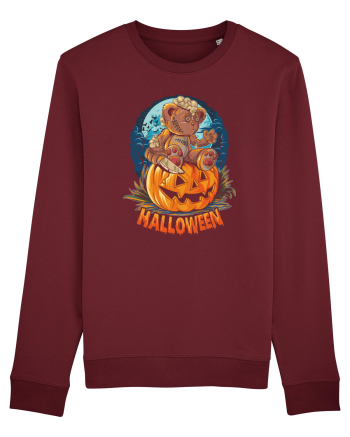 Halloween Bear Burgundy