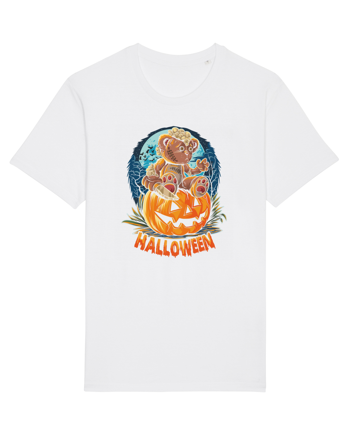 Tricou mânecă scurtă Unisex Rocker White