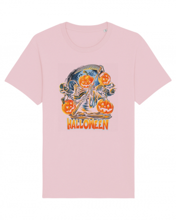 Halloween Crow Pumpkin Cotton Pink