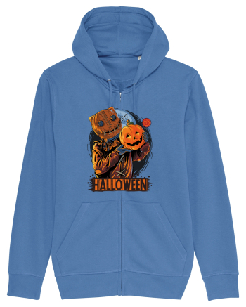 Halloween Pumpkin Head Bright Blue