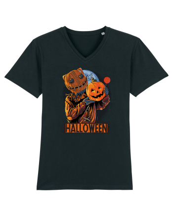 Halloween Pumpkin Head Black