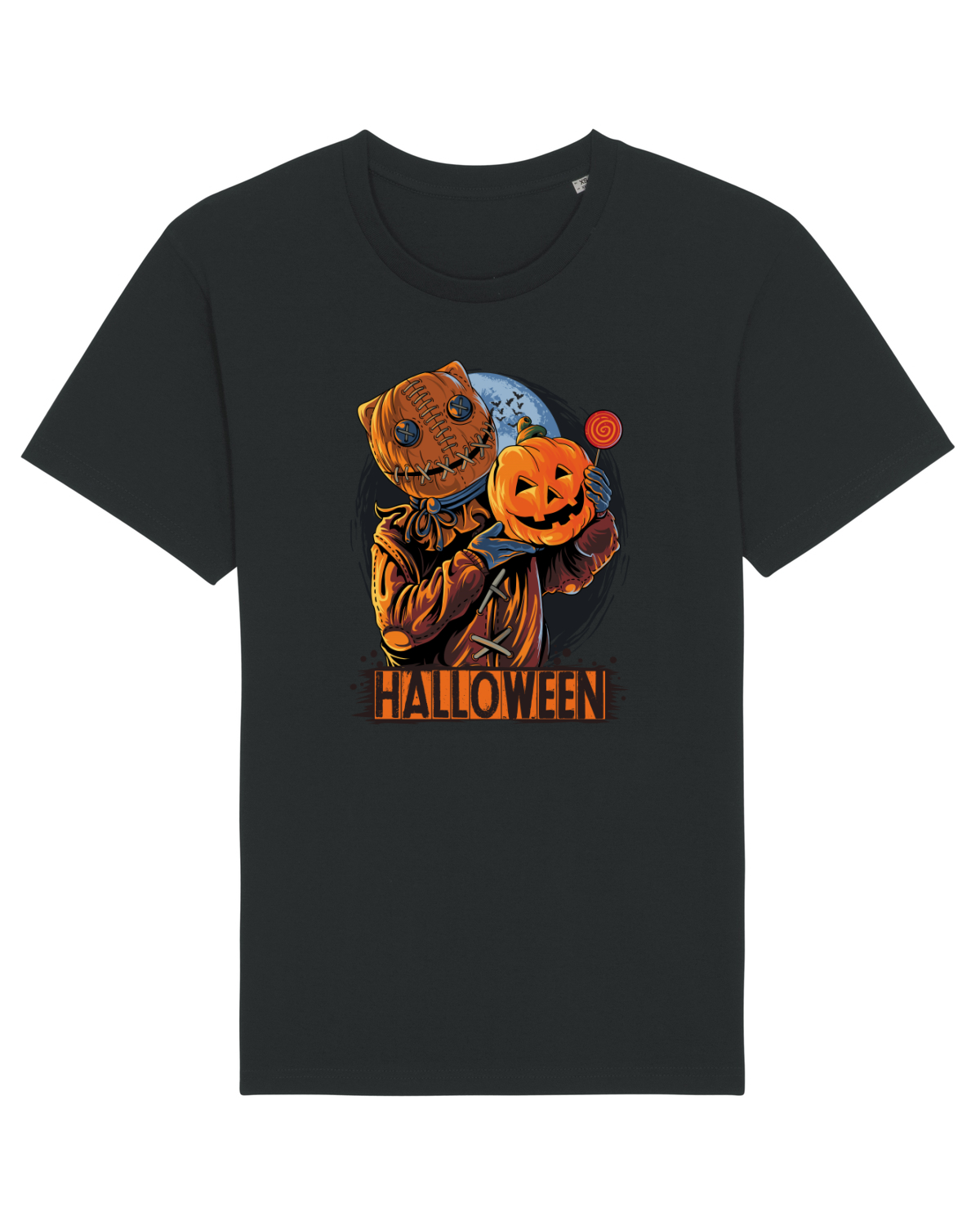 Tricou mânecă scurtă Unisex Rocker Black