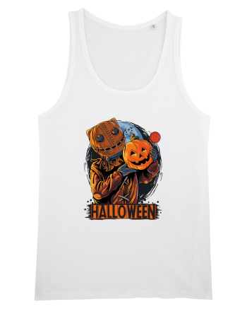 Halloween Pumpkin Head White
