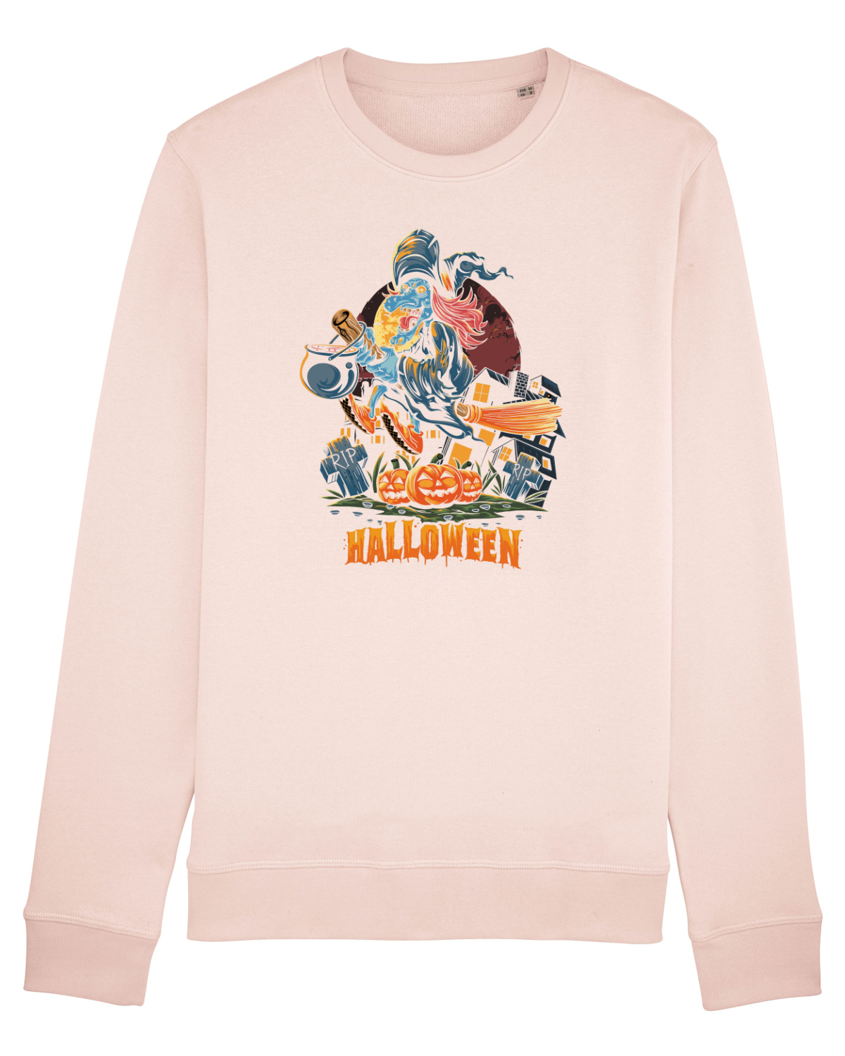 Bluză mânecă lungă Unisex Rise Candy Pink