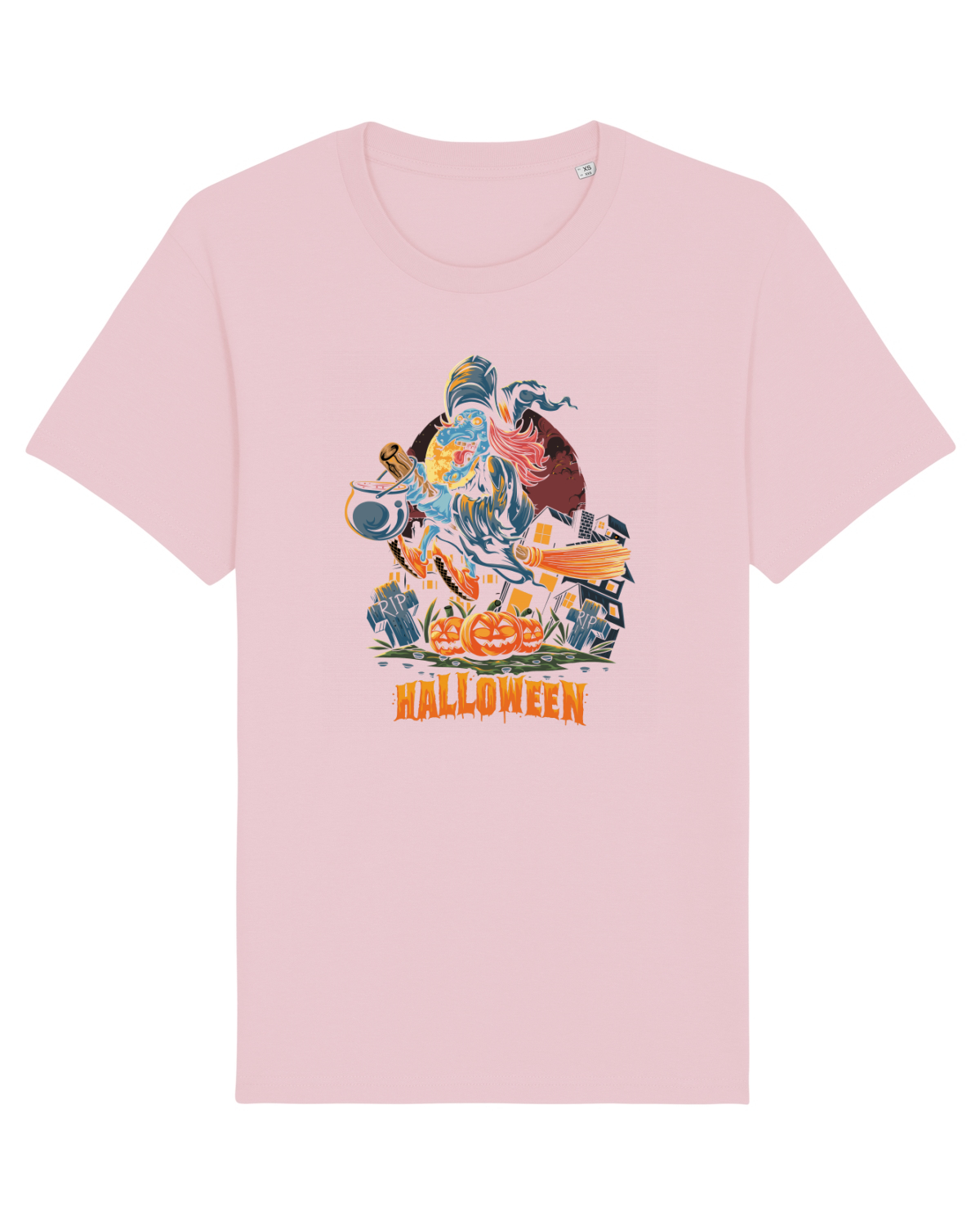 Tricou mânecă scurtă Unisex Rocker Cotton Pink