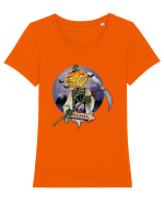 Heaven Exit Tricou mânecă scurtă guler larg fitted Damă Expresser