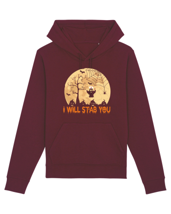 I Will Stab You Burgundy
