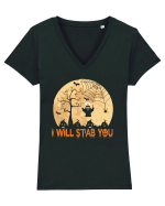 I Will Stab You Tricou mânecă scurtă guler V Damă Evoker