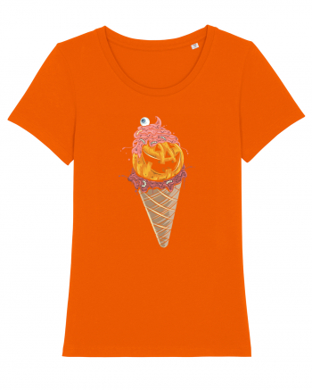 Monster Pumpkin Icecream Bright Orange