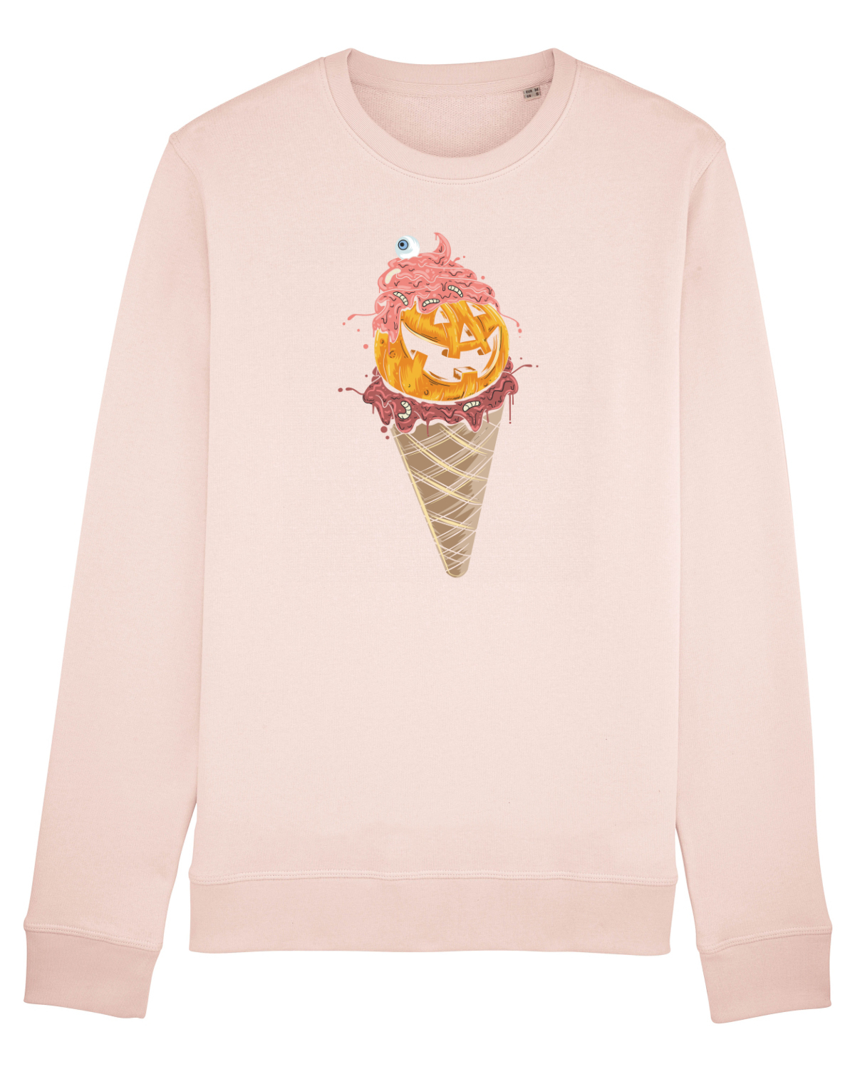 Bluză mânecă lungă Unisex Rise Candy Pink
