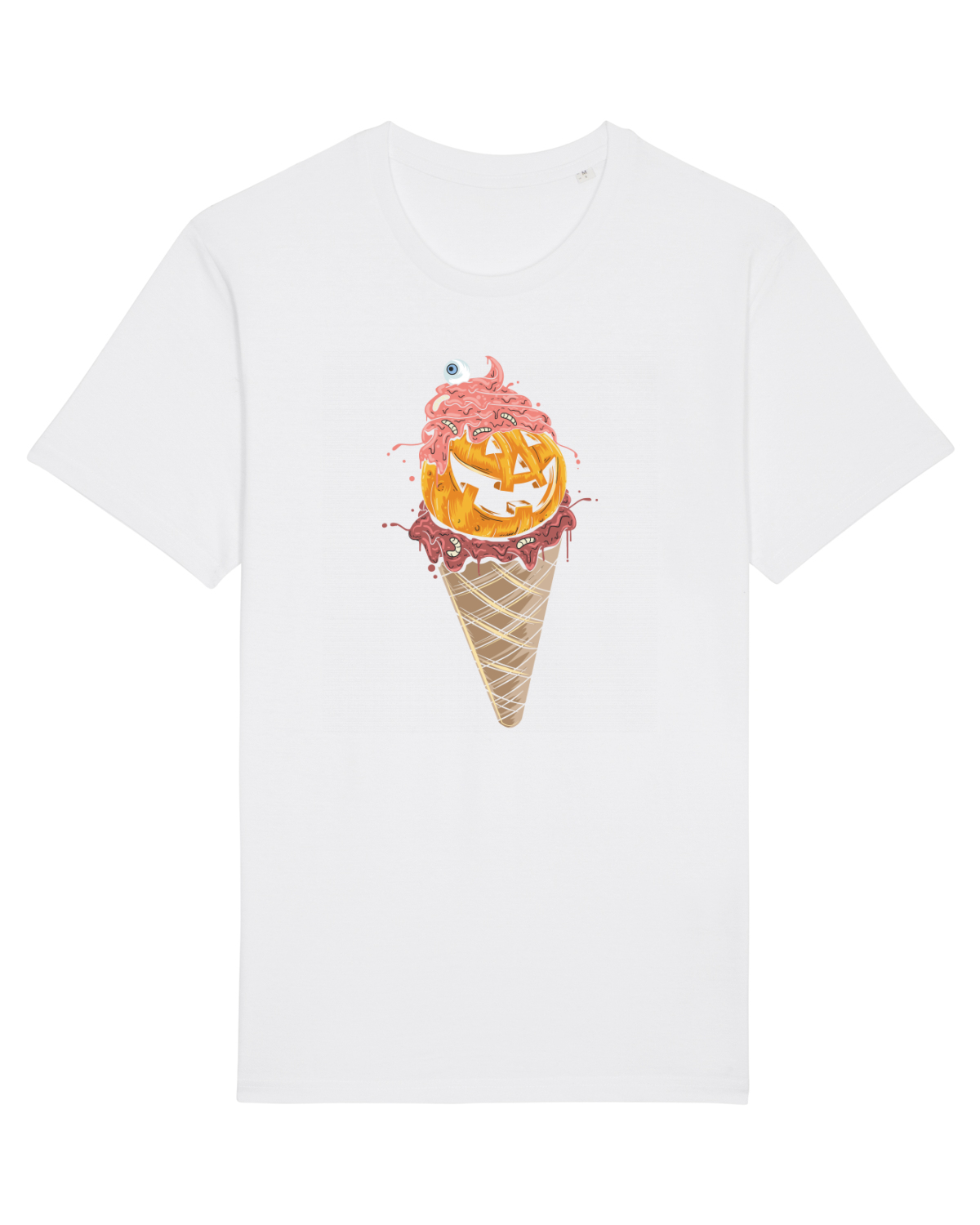 Tricou mânecă scurtă Unisex Rocker White