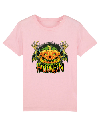 Pumpkin Halloween Bat Cotton Pink