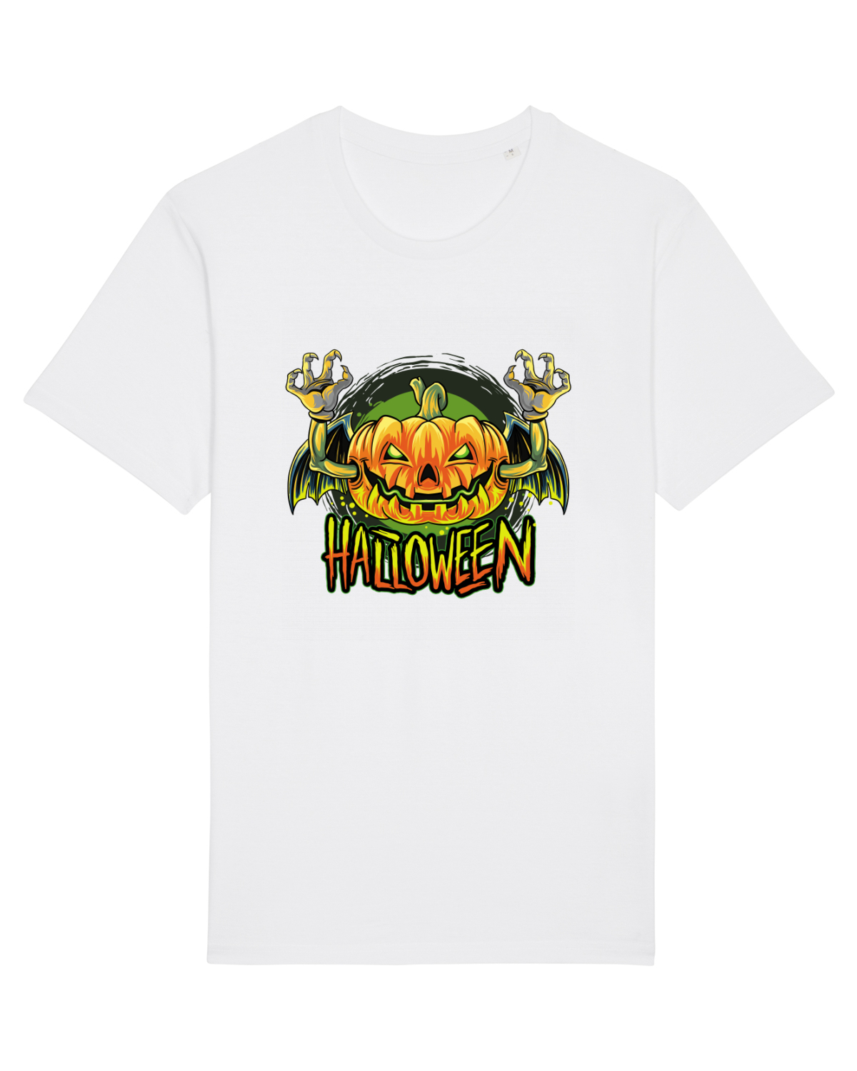 Tricou mânecă scurtă Unisex Rocker White