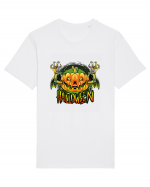 Pumpkin Halloween Bat Tricou mânecă scurtă Unisex Rocker