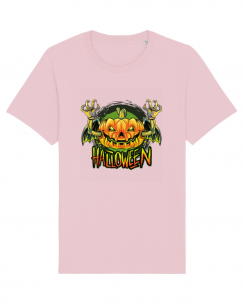 Pumpkin Halloween Bat Cotton Pink