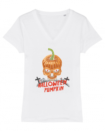 Pumpkin Halloween White