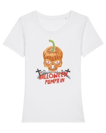 Pumpkin Halloween White