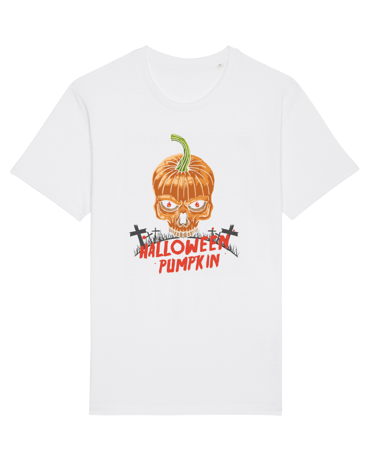 Tricou mânecă scurtă Unisex Rocker White