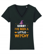 Sorry I've Been A Little Witchy Tricou mânecă scurtă guler V Damă Evoker