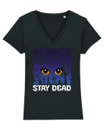 Stay Dead Tricou mânecă scurtă guler V Damă Evoker
