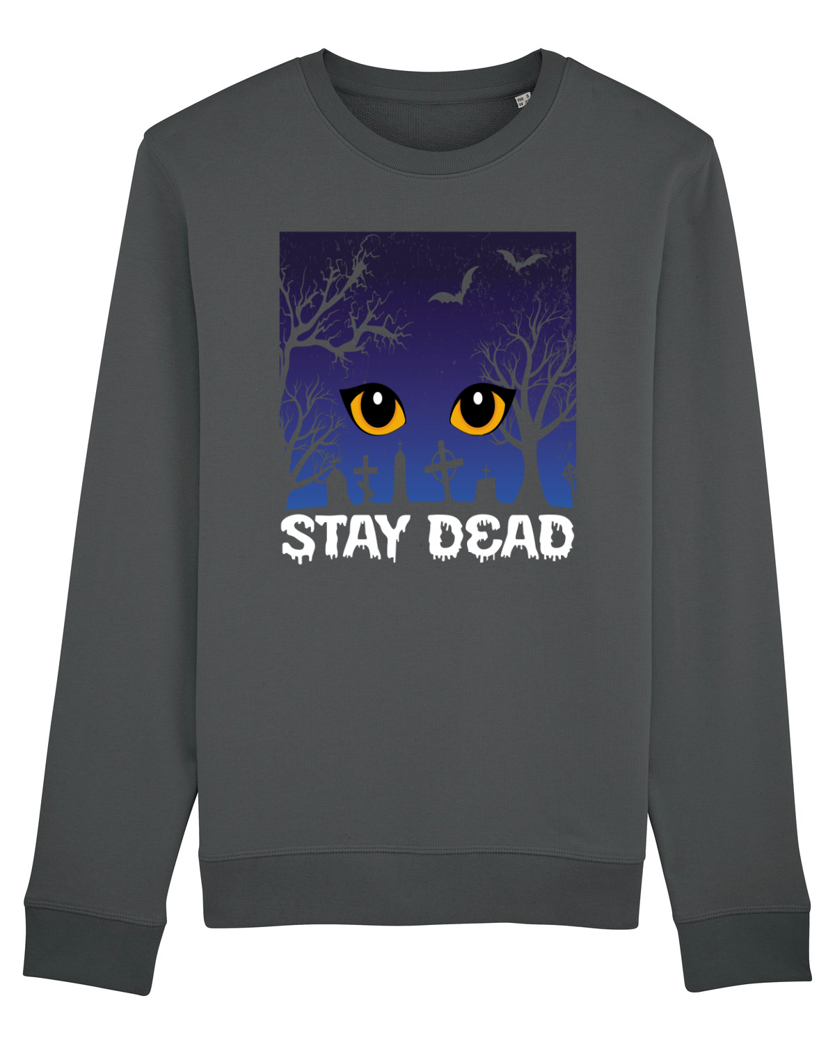 Bluză mânecă lungă Unisex Rise Anthracite