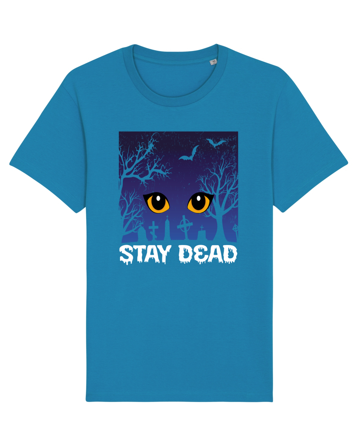 Tricou mânecă scurtă Unisex Rocker Azur