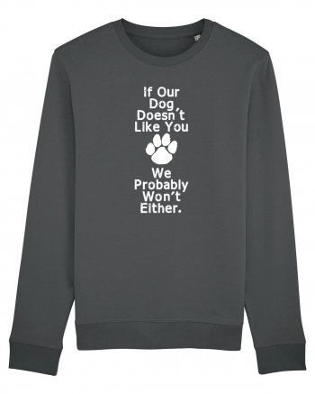 If our dog doesn't like you Anthracite