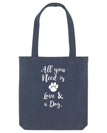 Love and a dog. Midnight Blue