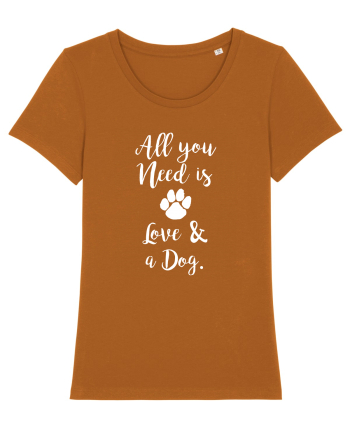 Love and a dog. Roasted Orange