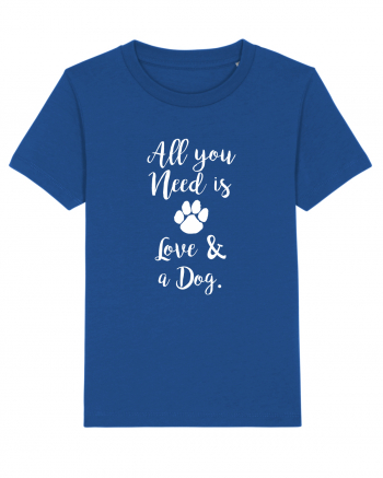 Love and a dog. Majorelle Blue