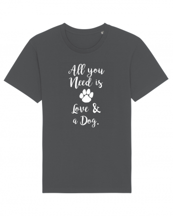 Love and a dog. Anthracite