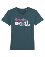 Birthday Girl Tricou mânecă scurtă guler V Bărbat Presenter