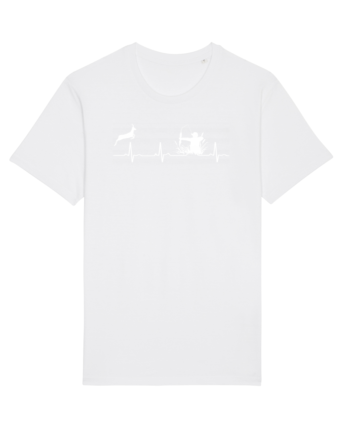 Tricou mânecă scurtă Unisex Rocker White