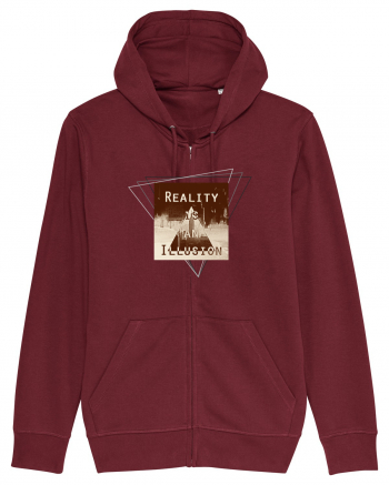 Reality is an illusion. Burgundy