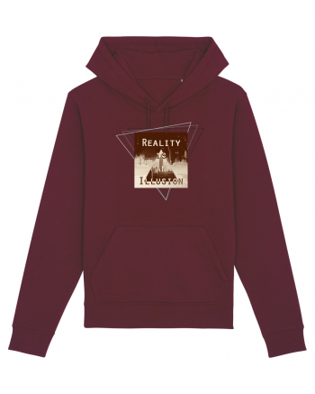 Reality is an illusion. Burgundy