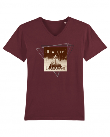 Reality is an illusion. Burgundy