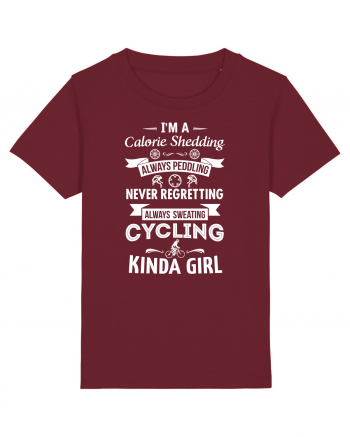 Cycling kinda girl Burgundy