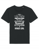 Cycling kinda girl Tricou mânecă scurtă Unisex Rocker