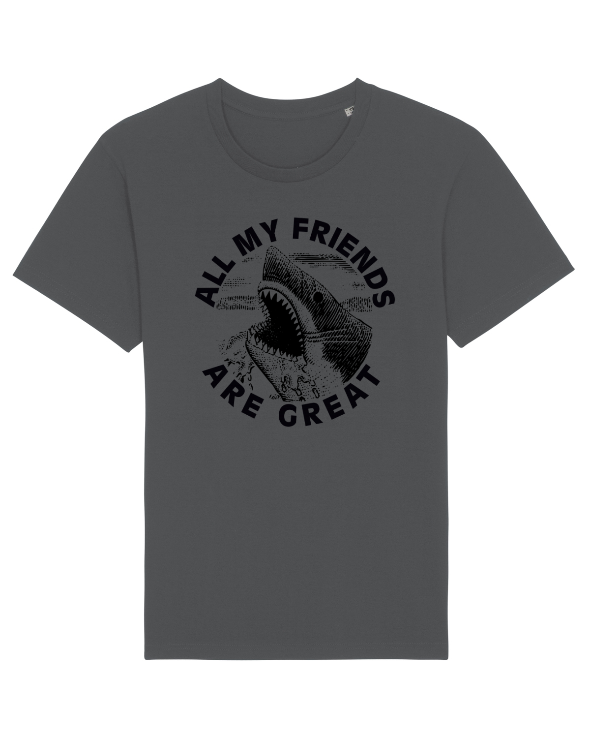 Tricou mânecă scurtă Unisex Rocker Anthracite