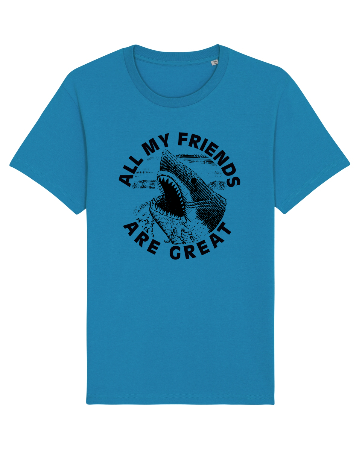 Tricou mânecă scurtă Unisex Rocker Azur