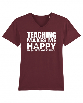 Teaching makes me happy Burgundy