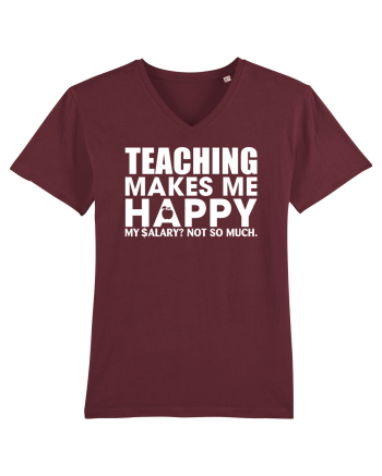 Teaching makes me happy Burgundy