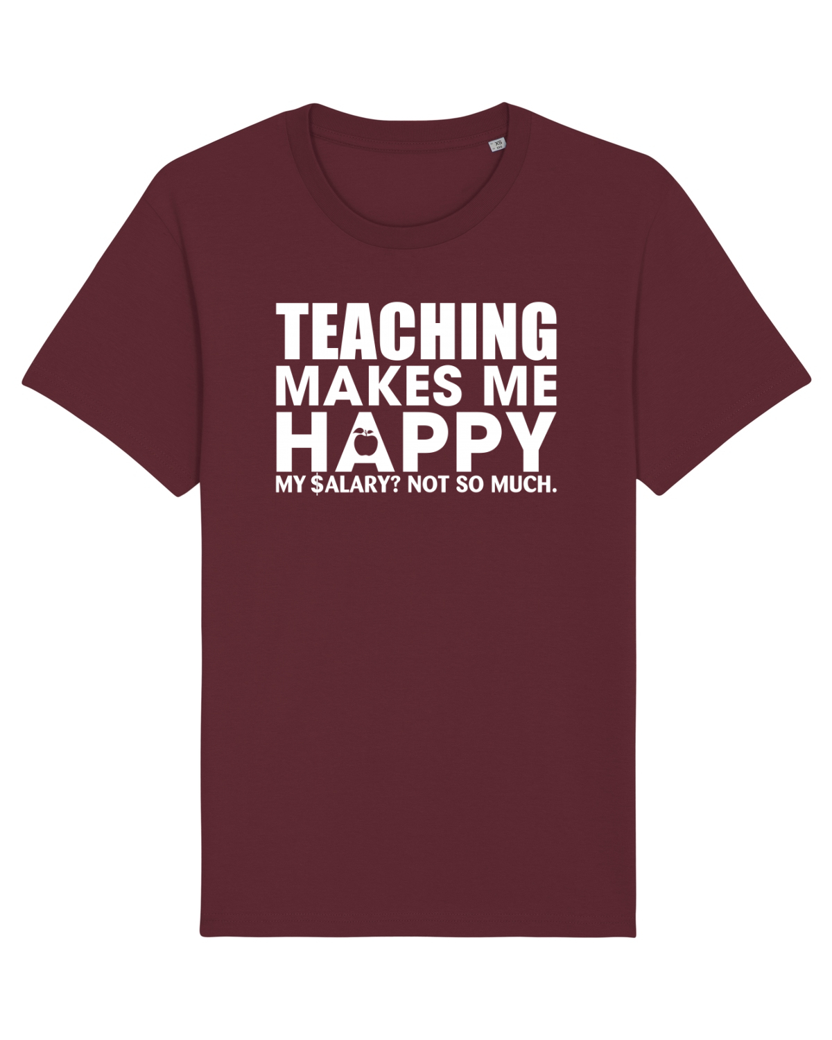 Tricou mânecă scurtă Unisex Rocker Burgundy