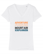 Adventure Pursuer Mountain Explorer Tricou mânecă scurtă guler V Damă Evoker