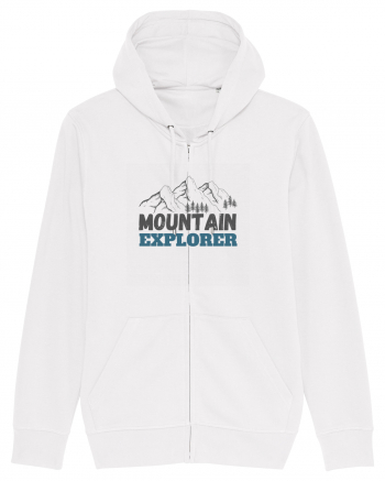 Mountain Explorer Illustration White