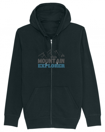 Mountain Explorer Illustration Black