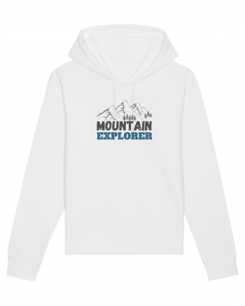 Mountain Explorer Illustration White